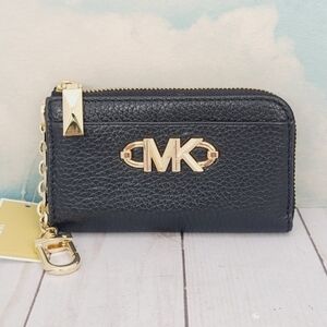 Michael Kors Small Black Card Case With Clip